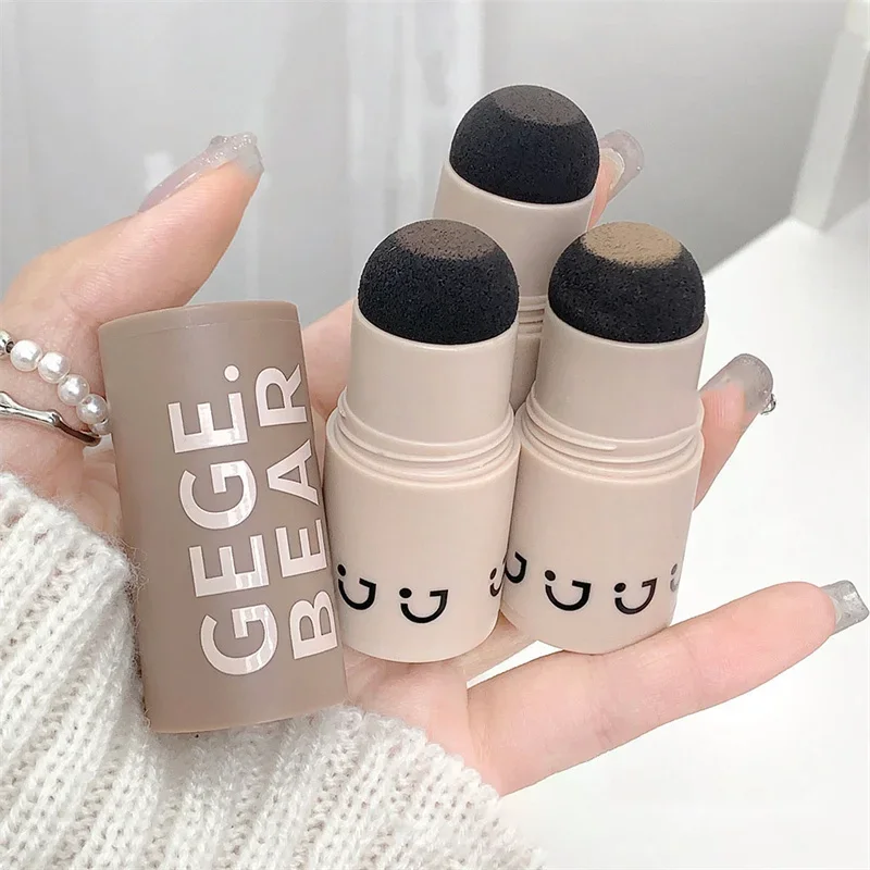 Mica Powder Colorant - สีเทาสีน้ําตาลเส้นผม Dye Contour Stick เส้นผมซ่อมปากกากันน้ําผม Root