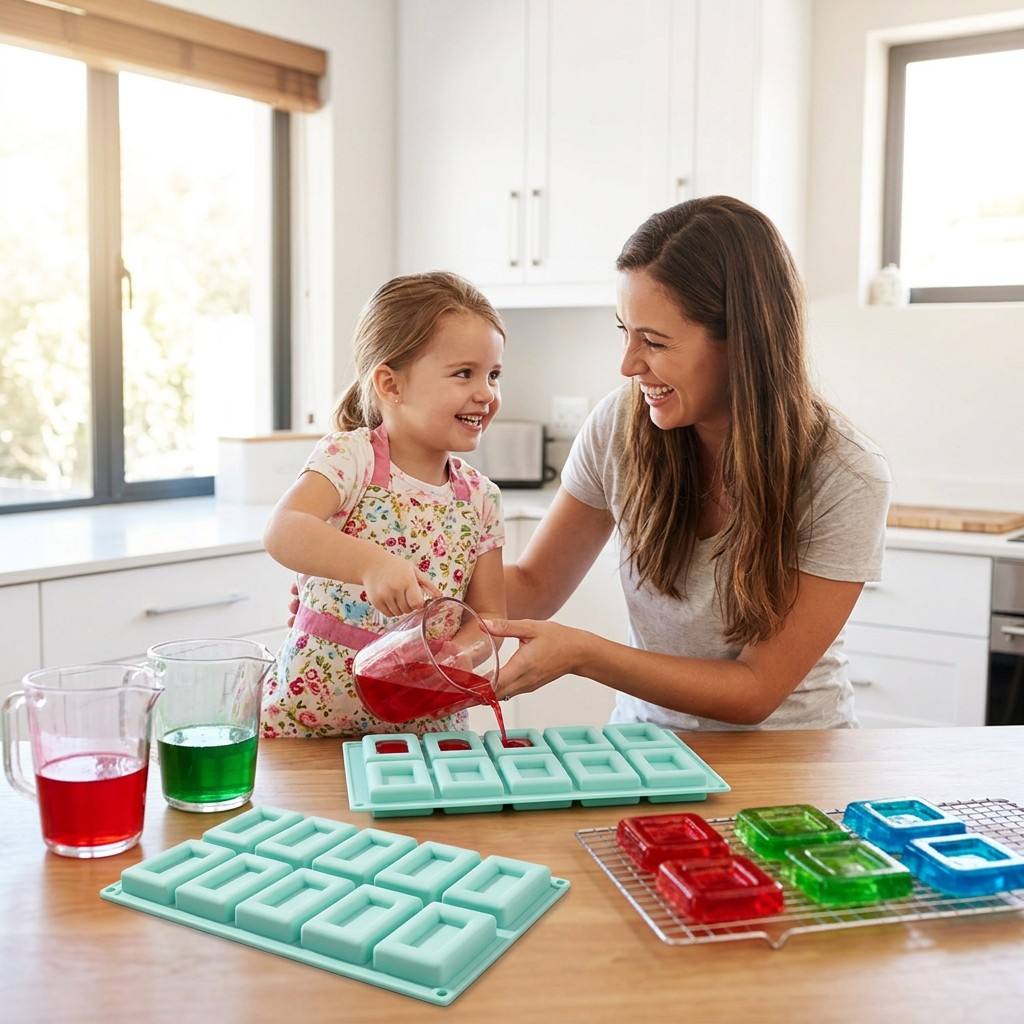 แม่พิมพ์ซิลิโคนอบขนมแบบไม่ติด  - Soap Making Instructions บทวิจารณ์และราคา