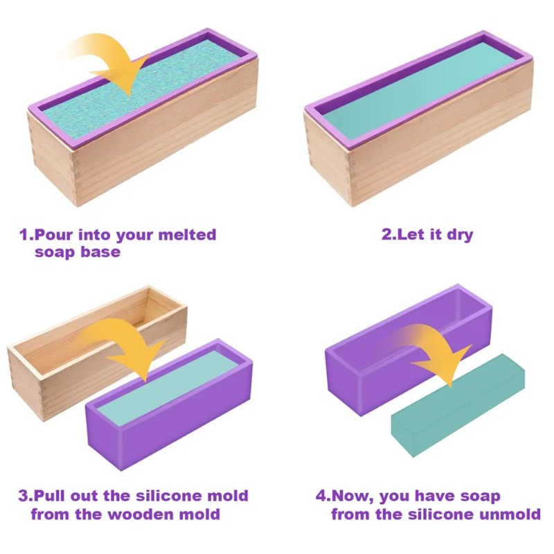 แม่พิมพ์สบู่ซิลิโคนแบบยืดหยุ่น - Soap Making Book บทวิจารณ์และราคา