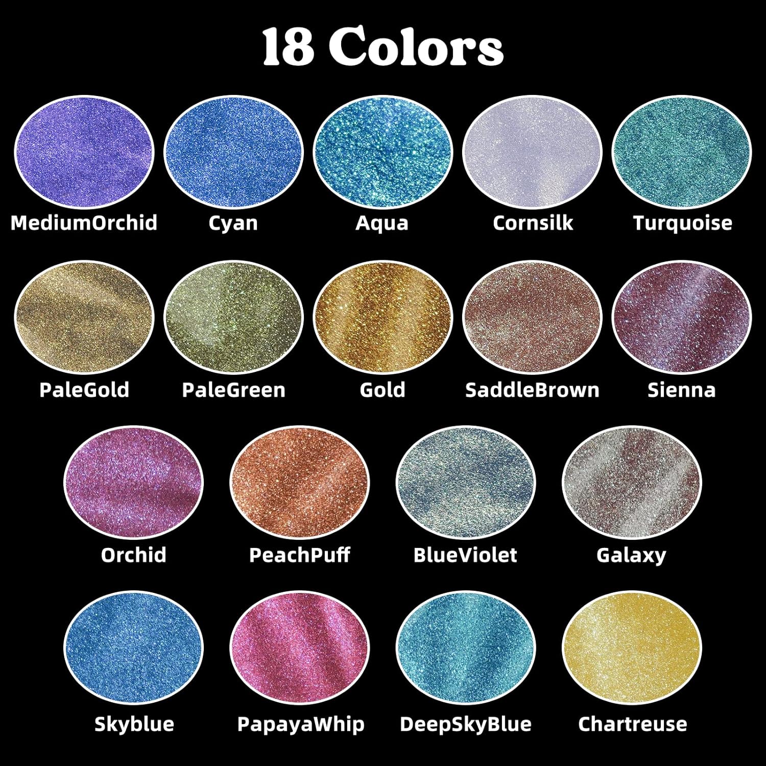 ผงไมก้าเปลี่ยนสี 18 สี: ผงเปลี - Mica Powder Colorant บทวิจารณ์และราคา