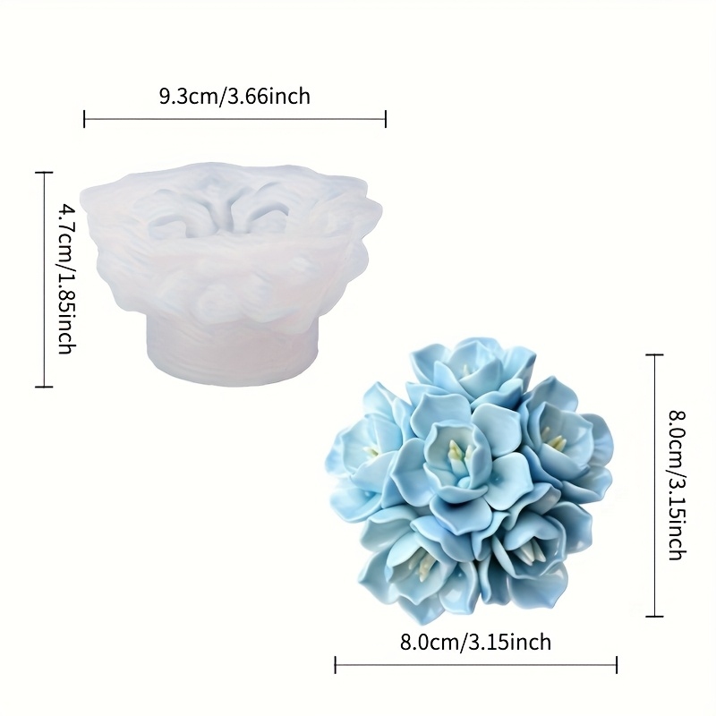 แม่พิมพ์ซิลิโคนเทียนดอกไฮเดรนเ - Soap Making Workshop บทวิจารณ์และราคา