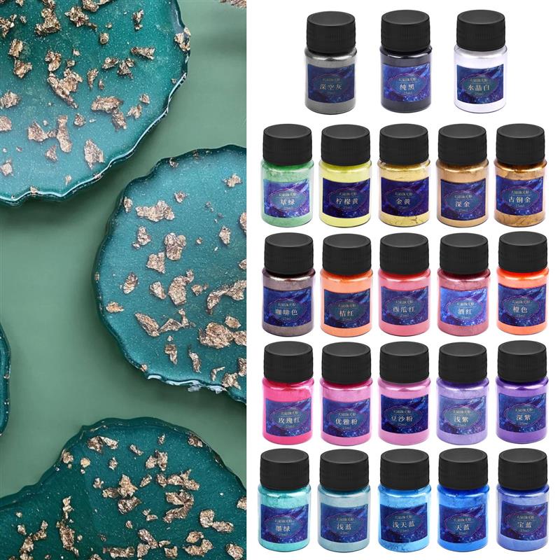 10g/ขวด Pearlescent ผงเรซิ่นสี - Mica Powder Colorant บทวิจารณ์และราคา