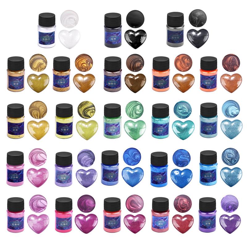 10g/ขวด Pearlescent ผงเรซิ่นสี - Mica Powder Colorant บทวิจารณ์และราคา