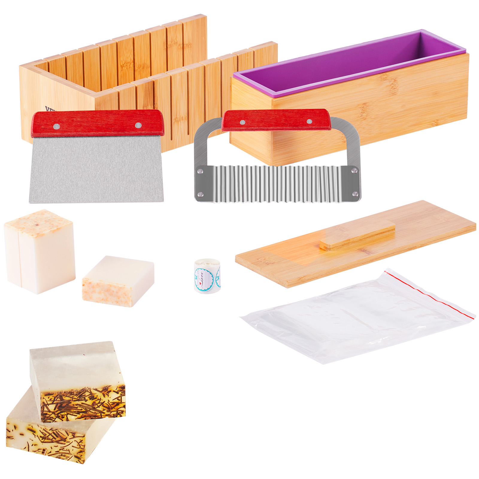 ชุดทำสบู่ VEVOR กล่องตัดไม้ไผ่ - Soap Making Book บทวิจารณ์และราคา