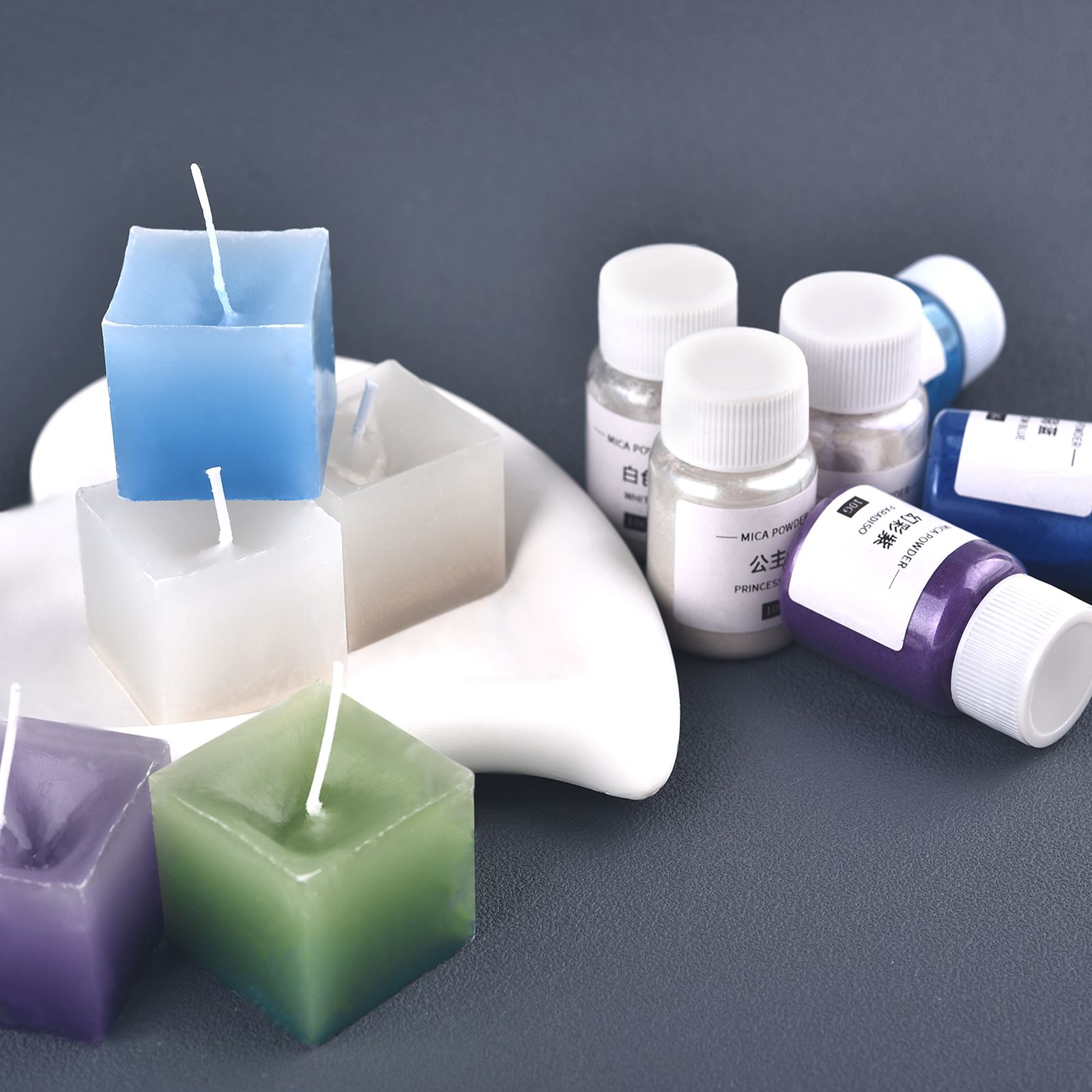 10กรัมผงสีประกายมุกผงเรซินสีย้ - Mica Powder Colorant บทวิจารณ์และราคา