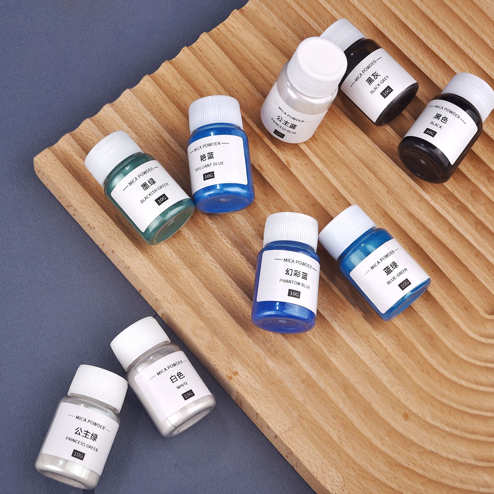 10กรัมผงสีประกายมุกผงเรซินสีย้ - Mica Powder Colorant บทวิจารณ์และราคา