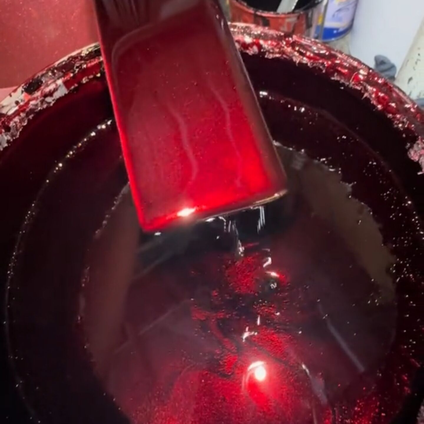 เมทัลลิคเลือดแดงสีรถยนต์ผงเม็ด - Mica Powder Colorant บทวิจารณ์และราคา